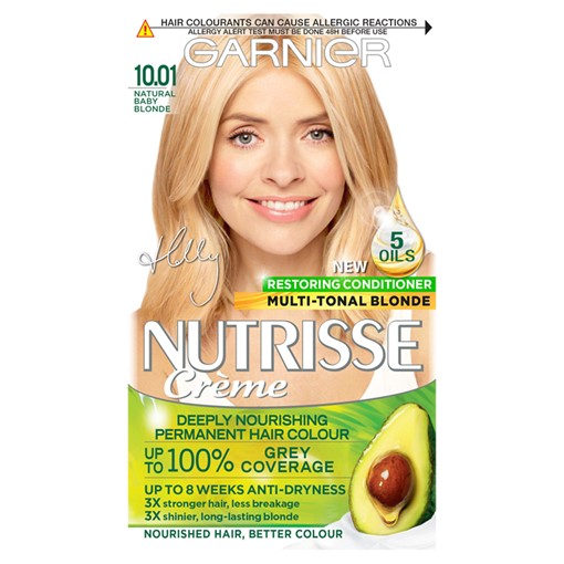 Picture of Garnier Nutrisse 10.01 Natural Baby Blonde Permanent Hair Dye - Holly Willoughby Shade