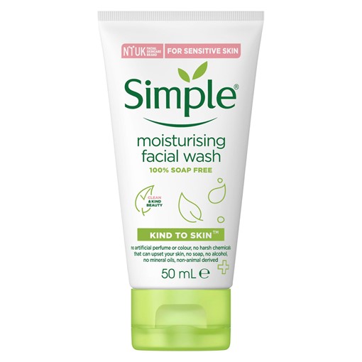 Picture of Simple Moisturising Facial Wash 50ml