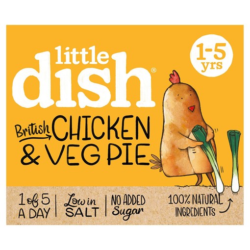 Picture of Little Dish British Chicken & Veg Pie 1-5 yrs 200g