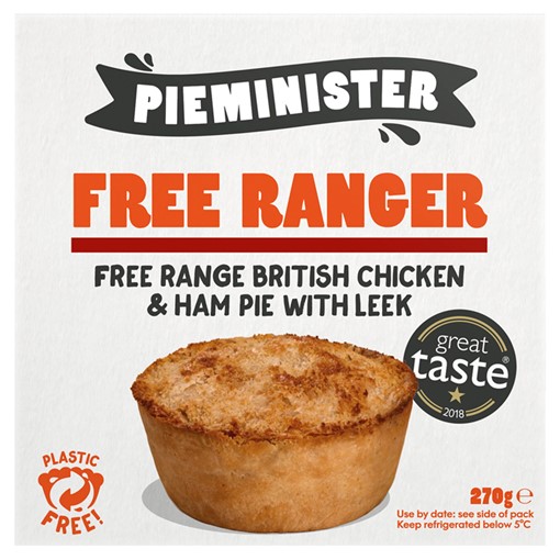 Picture of Pieminister Free Ranger Free Range British Chicken & Ham Pie with Leek 270g