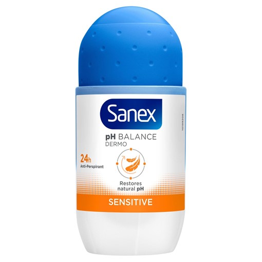Picture of Sanex Dermo Sensitive Antiperspirant Roll On Deodorant 50ml