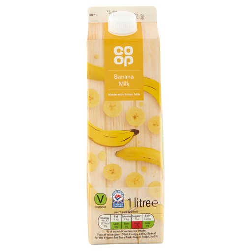 Picture of Co-op Banana Milk 1 litre
