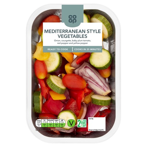Picture of Co-op Mediterranean Style Vegetables 325g