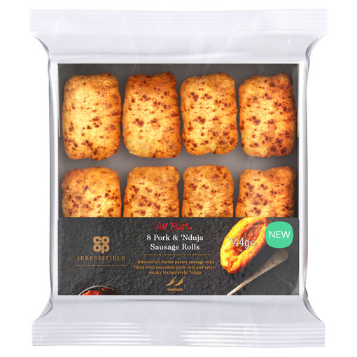 Picture of Co-op Irresistible Pork and Nduja Sausage Rolls
