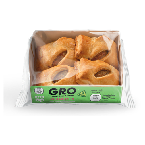 Picture of Co-op GRO Gro Sausage Roll 4pk 108G