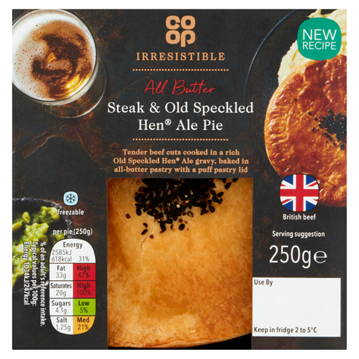 Picture of Co-op Irresistible Steak & Ale Pie