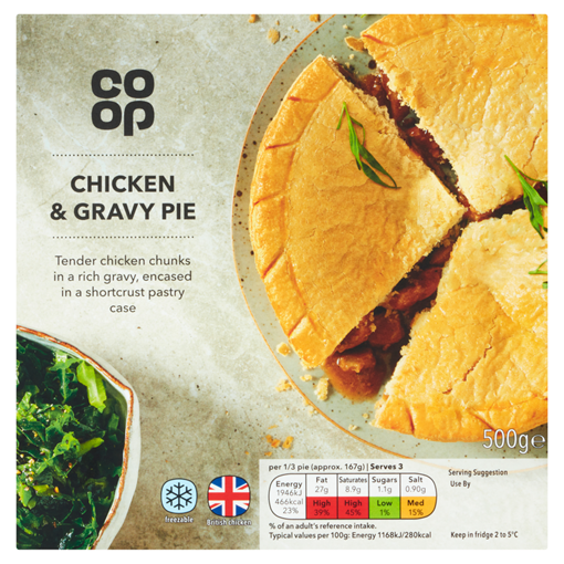 Picture of Co-op Chicken & Gravy Pie 500g
