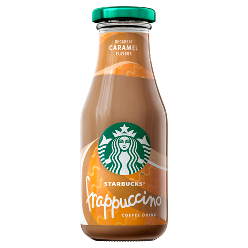 Picture of Starbucks Caramel Frappuccino Flavoured Milk Iced Coffee 250ml