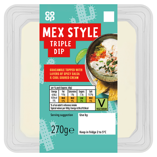 Picture of Co-op Layered Mexican Dip 270G