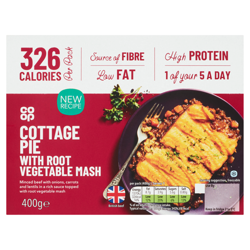 Picture of Co-op Diet Cottage Pie 400G