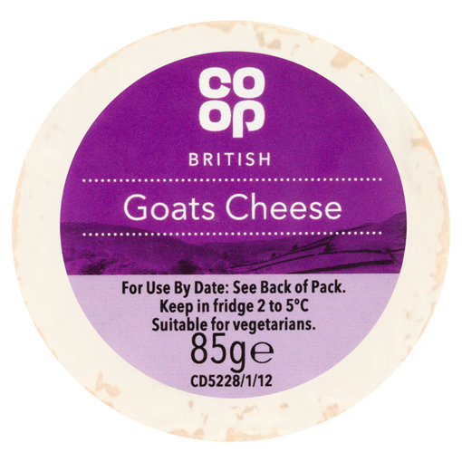 Picture of Co-op British Goats Cheese 85g