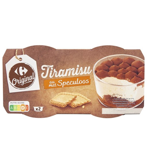 Picture of Carrefour Speculoos Tiramisu 2x100g
