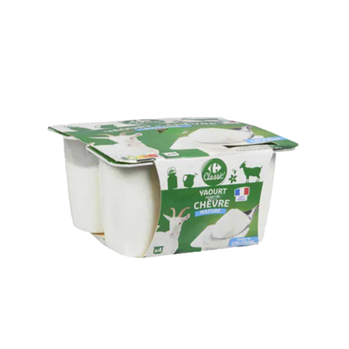 Picture of Carrefour Plain Goat Milk Yoghurt  4x115g