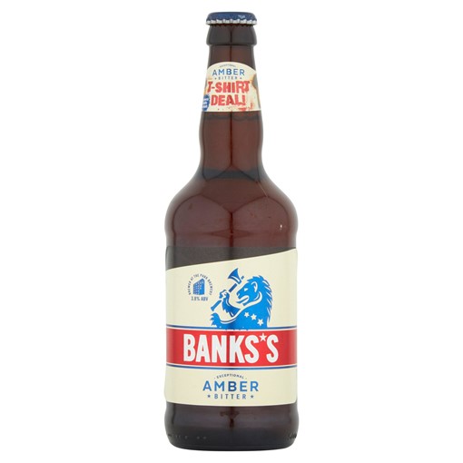 Picture of Banks's Amber Bitter Beer 500ml Bottle