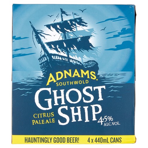 Picture of Adnams Southwold Ghost Ship Citrus Pale Ale 4 x 440ml
