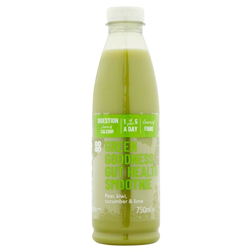 Picture of Co-op Green Goodness Gut Health Smoothie 750ml