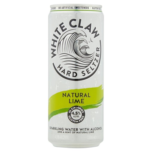 Picture of White Claw Hard Seltzer Natural Lime 330ml