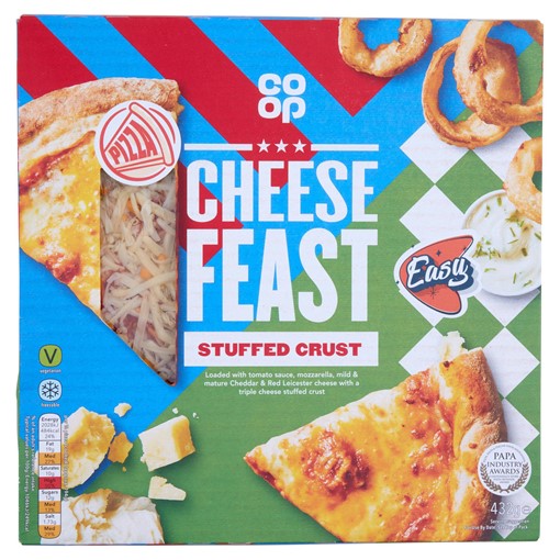Picture of Co-op Cheese Feast Stuffed Crust Pizza 432g