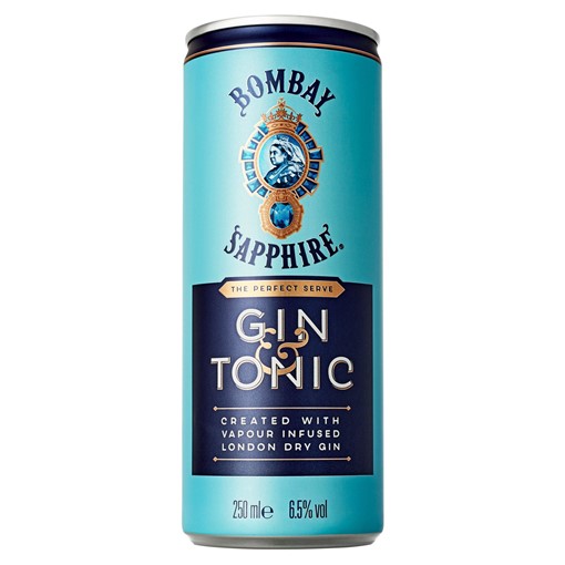 Picture of Bombay Sapphire Gin & Tonic 250ml