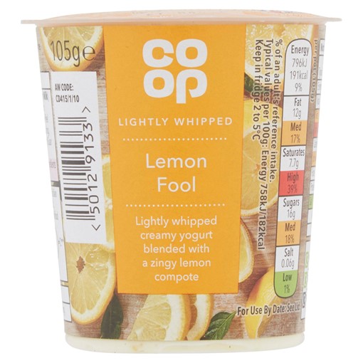 Picture of Co-op Lemon Fool 105g