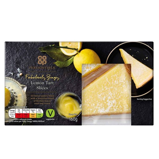 Picture of Co-op Irresistible Lemon Tart Slice