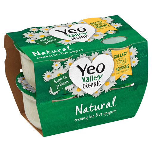 Picture of Yeo Valley Wholemilk Natural 4X110G
