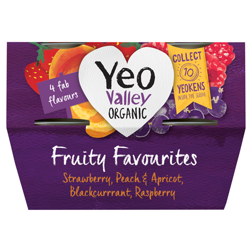 Picture of Yeo Valley Fruity Favourites 4X110G