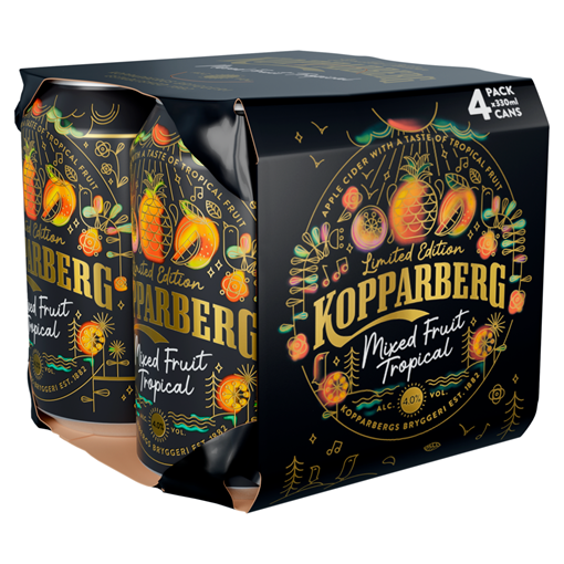 Picture of Kopparberg Cider Tropical Cans 4X33