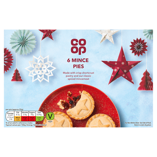 Picture of Co-op Mince Pies 6EACH