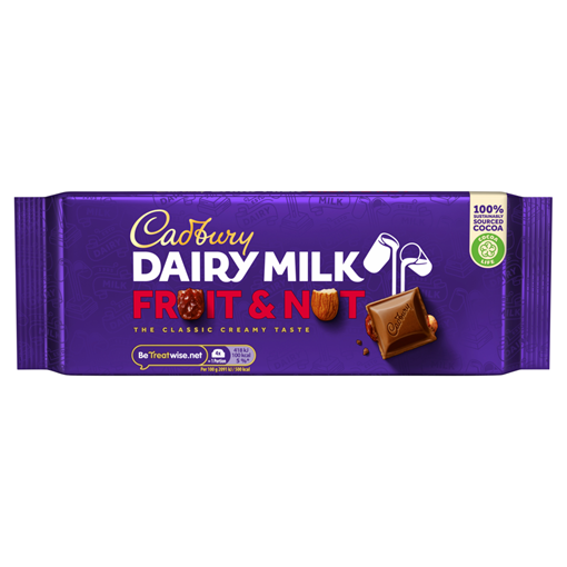 Picture of Cadbury Dairy Milk Fruit & Nut 180G