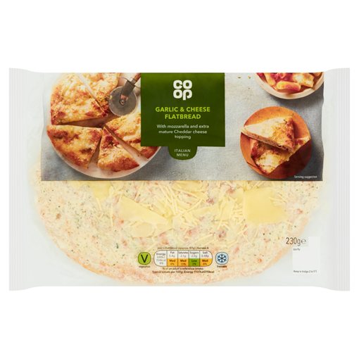 Picture of Co-op Cheese & Garlic Flatbread 230