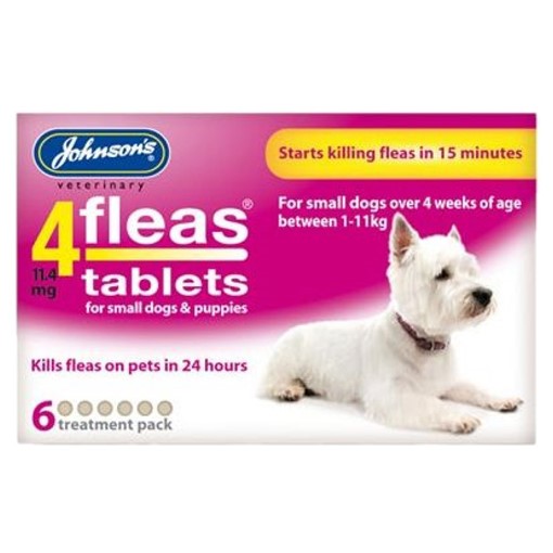 Picture of Johnsons 4fleas Dog/Puppy Flea tablets