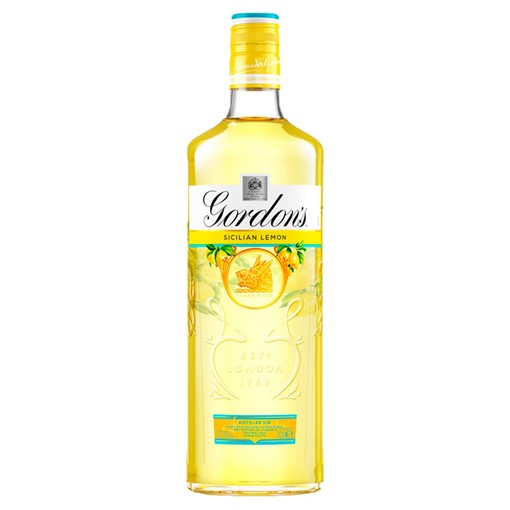 Picture of Gordon's Sicilian Lemon Distilled Flavoured Gin, 70cl