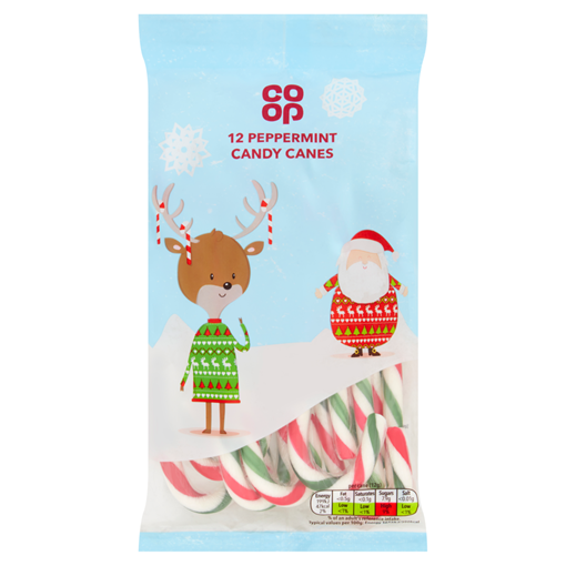 Picture of Co-op Peppermint  Candy Canes 144G