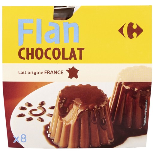 Picture of Carrefour Chocolate Flan 8x100g