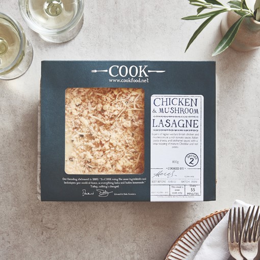 Picture of COOK Chicken & Mushroom Lasagne - Serves 2