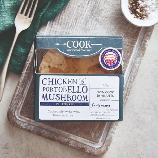 Picture of COOK Chicken Portobello Mushroom Pie - Serves 1