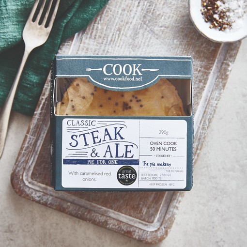Picture of COOK Classic Steak & Ale Pie - Serves 1
