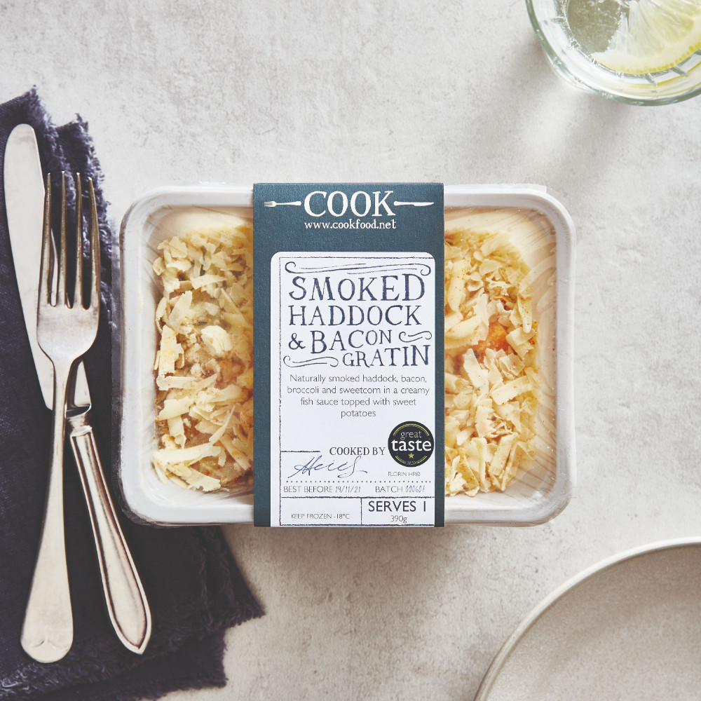 CK Smoked Haddock Bacon Gratin (1) Guernsey Online Groceries