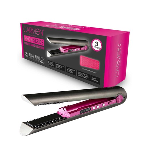Carmen rechargeable straighteners best sale