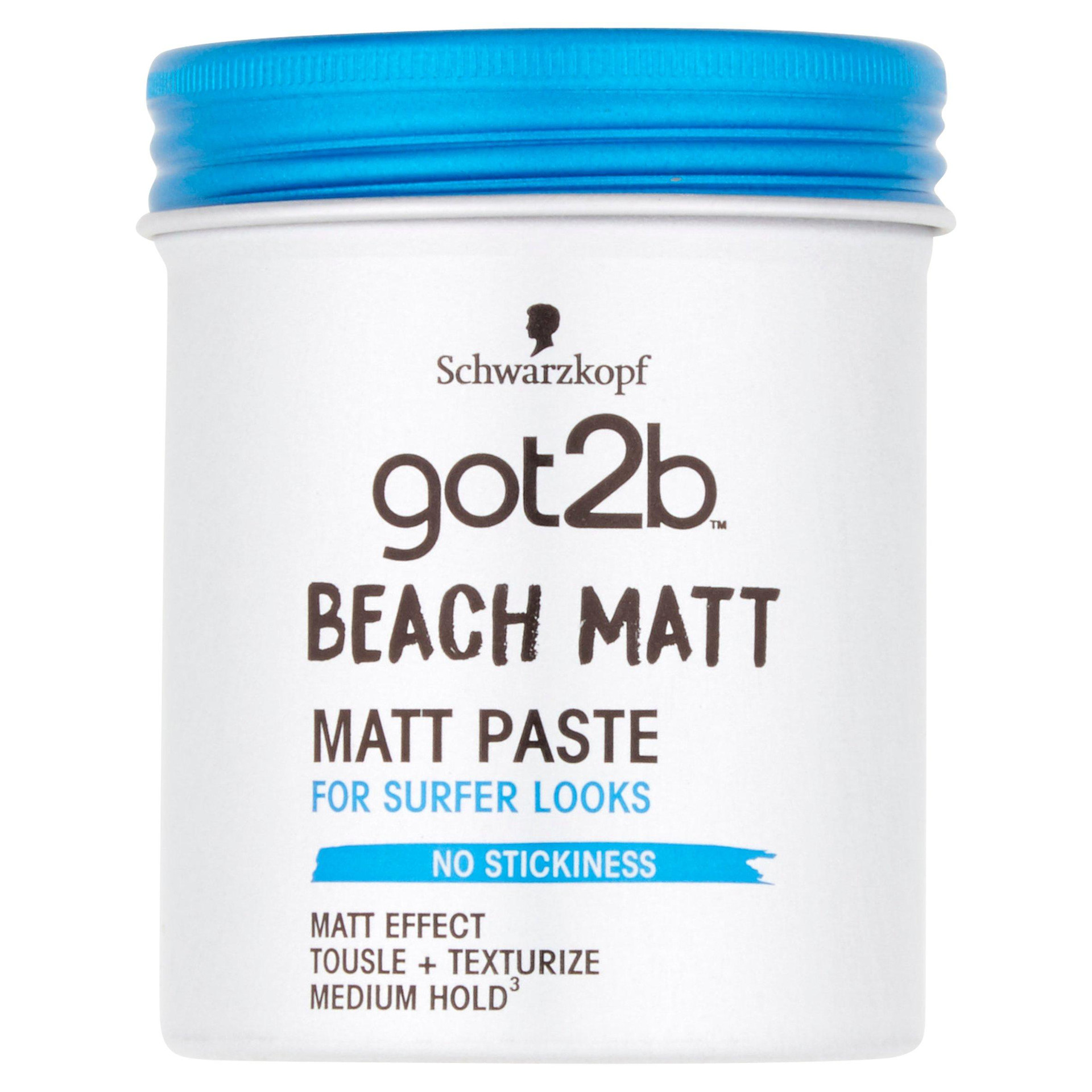 got2b Hair Texture Paste Beach Matt 100ml Guernsey Online Groceries Channel Islands